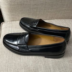 Cole Haan Black Penny Loafers, Size 9D